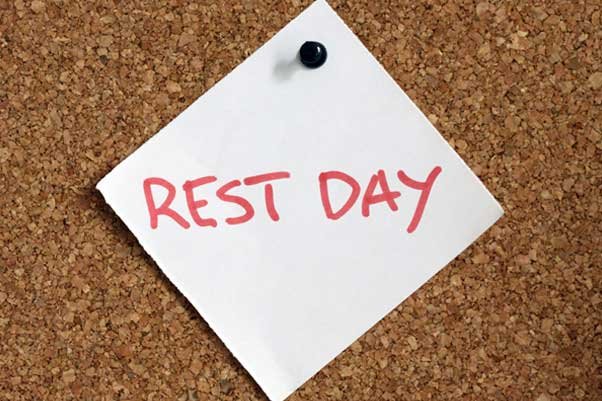 Rest days, and why are they important.